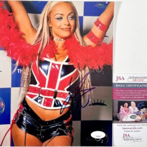 WWE NXT Liv Morgan Signed 8x10 Photo V Autograph WrestleMania JSA COA
