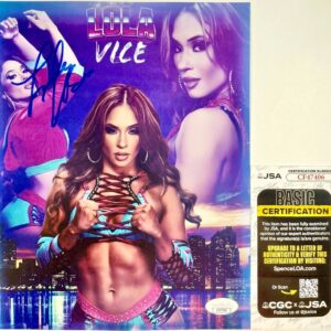 WWE NXT Lola Vice Signed 8x10 Photo AW Autograph Valerie Loureda AAA JSA COA