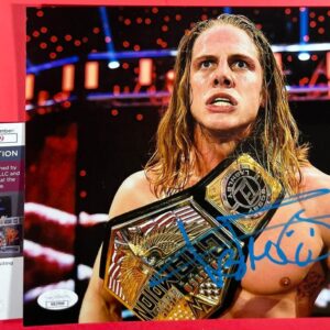 WWE NXT Matt Riddle Signed 8x10 Photo L Autograph RK-Bro WrestleMania JSA COA