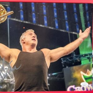 WWE NXT Shane McMahon Signed 11x14 Photo E Autograph WrestleMania JSA COA