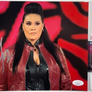 WWE NXT Tamina Snuka Signed 8x10 Photo F Autograph WrestleMania JSA COA