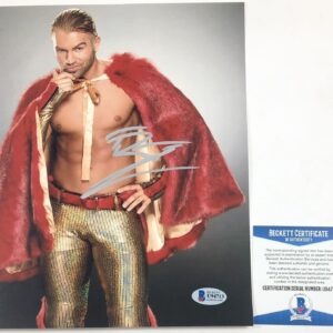 WWE NXT Tyler Breeze Signed 8X10 Photo D Autograph WrestleMania Beckett BAS COA
