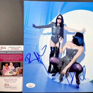 WWE Nikki Bella & Brie Bella Signed Bella Twins 8x10 Photo D Autograph JSA COA