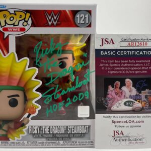 WWE Ricky The Dragon Steamboat Signed Funko POP! Vinyl Autograph JSA COA
