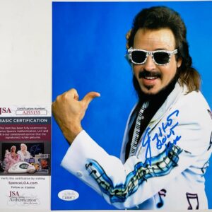 WWE The Mouth Of The South Jimmy Hart Signed 8x10 Photo E Autograph JSA COA