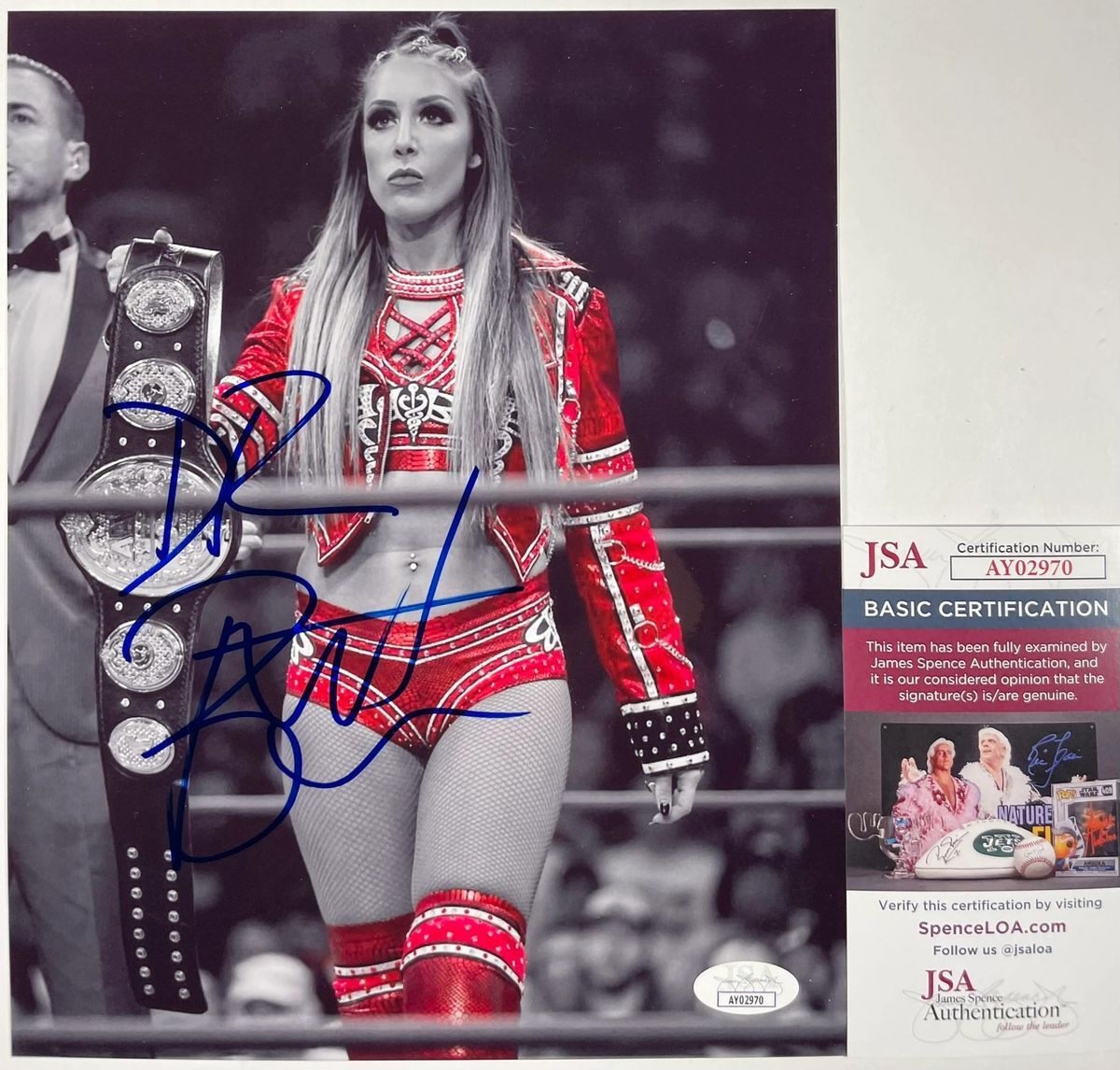 AEW All Elite Wrestling Dr. Britt Baker DMD Signed 8x10 Photo Autograph JSA COA