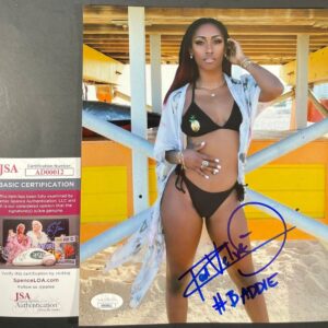 AEW All Elite Wrestling Red Velvet Signed 8x10 Photo C Autograph Baddies JSA COA