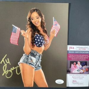 AEW All Elite Wrestling The Bunny Signed 8x10 Photo G Autograph Allie JSA COA