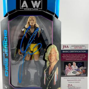 AEW Chris Jericho Signed All Elite Wrestling Unmatched Luminaries Figure JSA COA