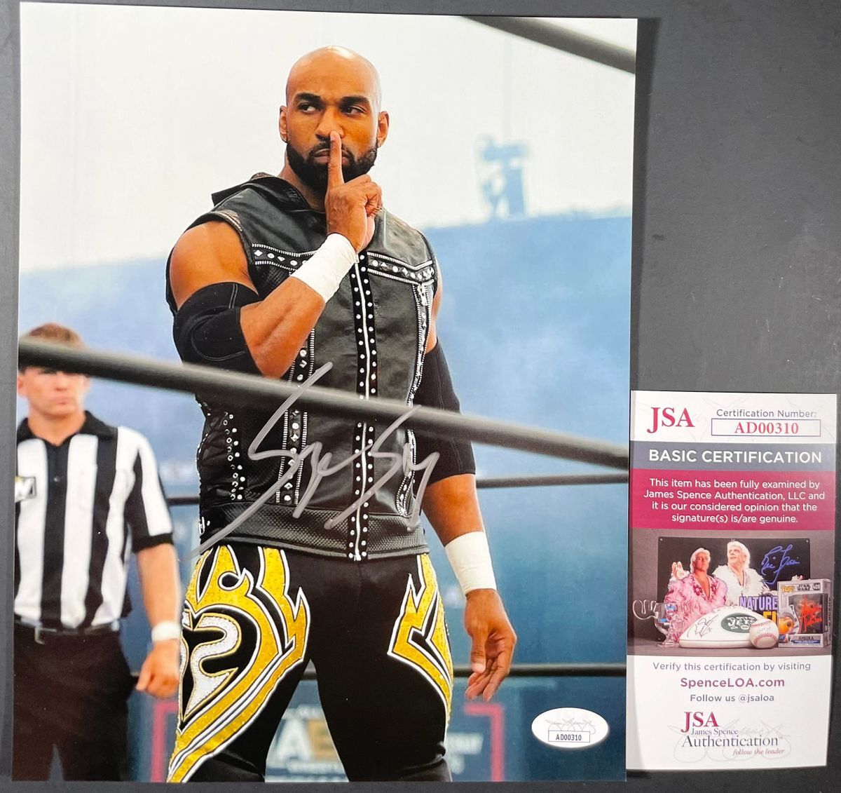AEW Scorpio Sky Signed All Elite Wrestling 8x10 Photo B Men Of The Year JSA COA