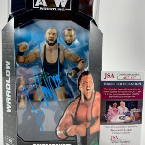 AEW Wardlow Signed All Elite Wrestling Unmatched Figure Autograph JSA COA