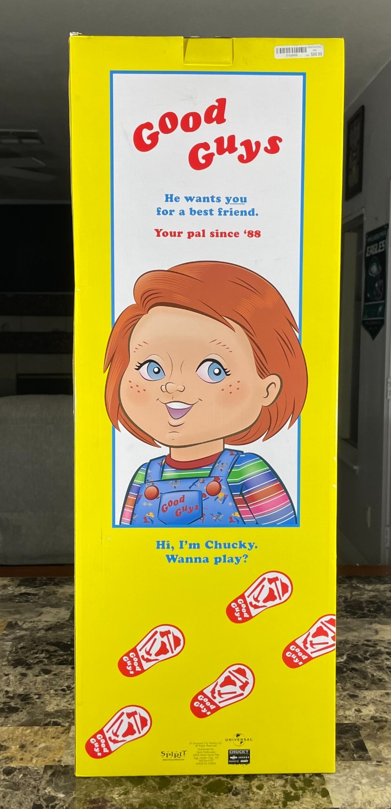 Alex Vincent & Edan Gross Signed Good Guys Chucky Doll 30" Replica Auto JSA COA - Image 4