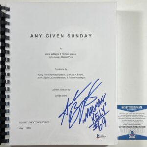 Andrew Bryniarski Signed Any Given Sunday Full Movie Script Autograph BAS COA