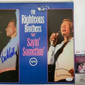Bill Medley Signed The Righteous Brothers Sayin' Somethin' Vinyl Record JSA COA