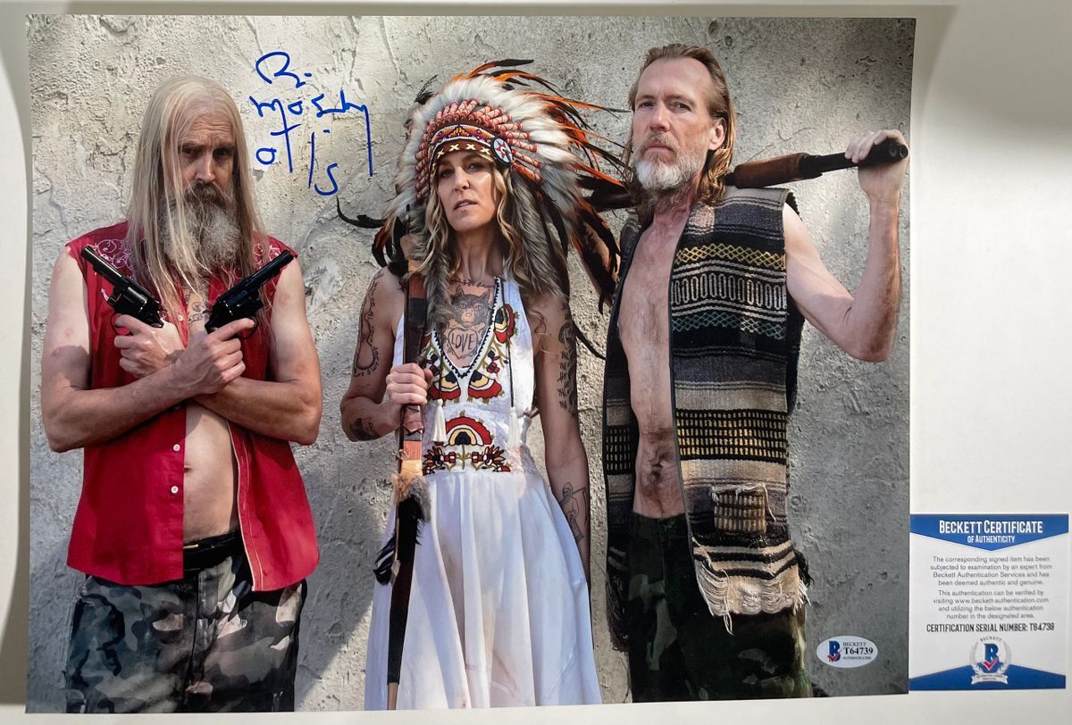 Bill Moseley Signed 3 From Hell Otis Driftwood 11x14 Photo B Autograph BAS COA