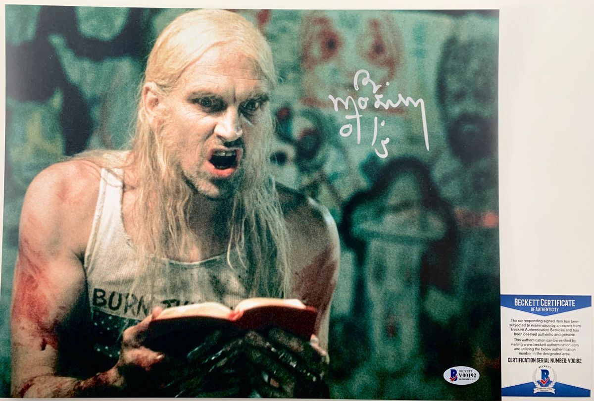 Bill Moseley Signed House of 1000 Corpses Otis 11x14 Photo Autograph BAS COA