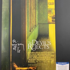 Bill Moseley Signed The Devil's Rejects 11x17 Poster B Autograph Otis BAS COA