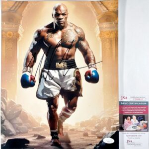 Boxing Legend Iron Mike Tyson Signed 11x14 Photo B Authentic Autograph JSA COA