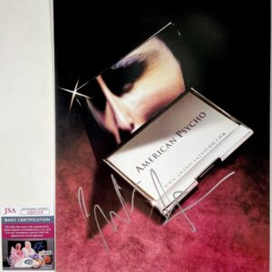 Christian Bale Signed American Psycho 11x17 Movie Poster C Autograph JSA COA