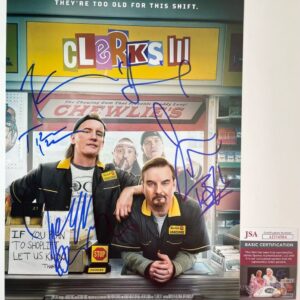 Clerks III Cast Signed By 5 11x17 Poster A Autographed Kevin Smith Mewes JSA COA