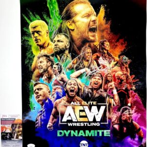 Cody Rhodes, Jon Moxley, & Kong Signed AEW Dynamite 16x20 Photo JSA COA