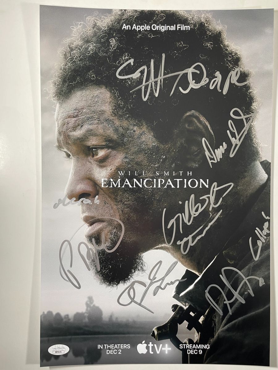 Emancipation Cast Signed By 11 11x17 Movie Poster Autograph JSA LOA