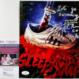 Felissa Rose Signed Sleepaway Camp 8x10 Mini Movie Poster E Autograph JSA COA
