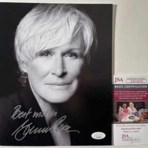 Glenn Close Signed Broadway Sunset Boulevard B&W 8x10 Photo B Autograph JSA COA