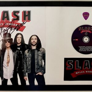 Guns N' Roses Slash Signed Framed 12x12 Insert 4 CD Display + Boxset GNR JSA COA
