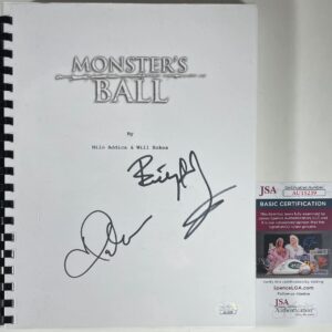 Halle Berry & Billy Bob Thornton Signed Monster's Ball Full Movie Script JSA COA