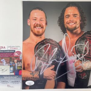 IMPACT Juice Robinson & David Finlay Signed FinJuice 8x10 Photo A JSA COA