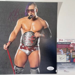 IMPACT Wrestling Ace Austin Signed 8x10 Photo C Autograph TNA JSA COA