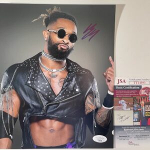 IMPACT Wrestling Chris Bey Signed 8x10 Photo B Autograph Bullet Club JSA COA