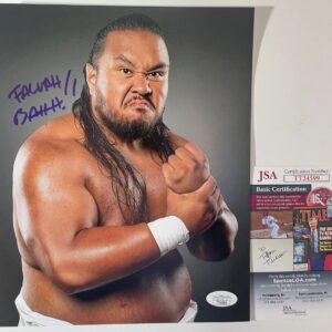 IMPACT Wrestling Fallah Bahh Signed 8x10 Photo A Autograph TNA JSA COA