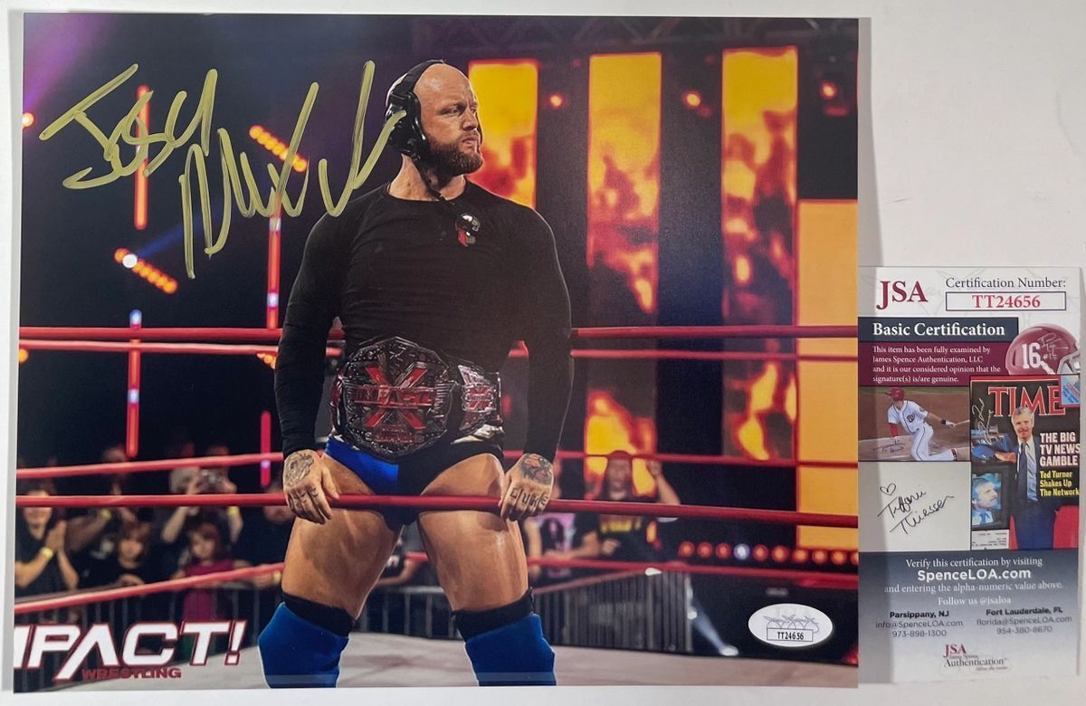 IMPACT Wrestling Josh Alexander Signed 8x10 Photo H Autograph The North JSA COA
