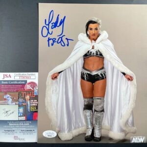 IMPACT Wrestling Knockout Lady Frost Signed 8x10 Photo B Autograph JSA COA