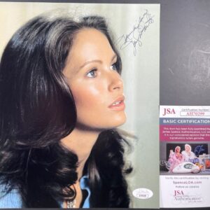 Jaclyn Smith Signed Charlie's Angels Kelly 8x10 Photo A Autograph JSA COA