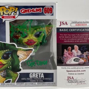 Joe Dante Signed Gremlins Greta Funko POP! #609 Autograph & Sketch JSA COA