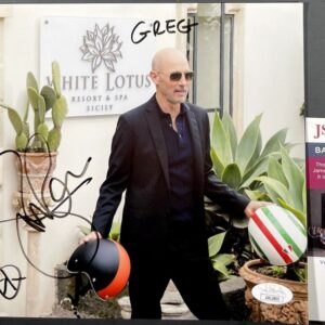 Jon Gries Signed The White Lotus 8x10 Photo C Autograph Greg Hunt JSA COA