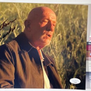 Jonathan Banks Signed Breaking Bad "Mike" 8x10 Photo B Autograph JSA COA