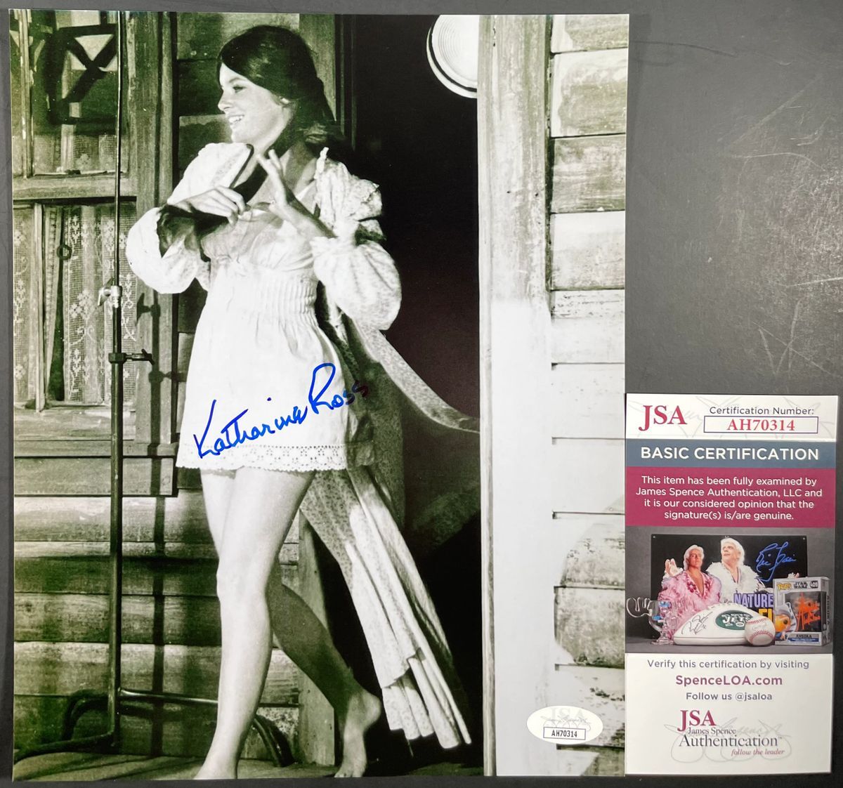 Katharine Ross Signed Butch Cassidy & The Sundance Kid 8x10 Photo C JSA COA