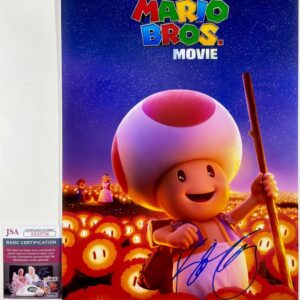 Keegan-Michael Key Signed The Super Mario Bros Movie 11x17 Poster B NES JSA COA