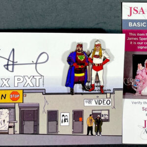 Kevin Smith Signed Pin Stop Drop 2 Bluntman and Chronic Collectible Pin JSA COA