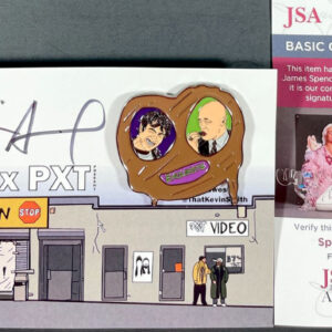 Kevin Smith Signed Pin Stop Drop 2 Mallrats Brodie Collectible Pin JSA COA