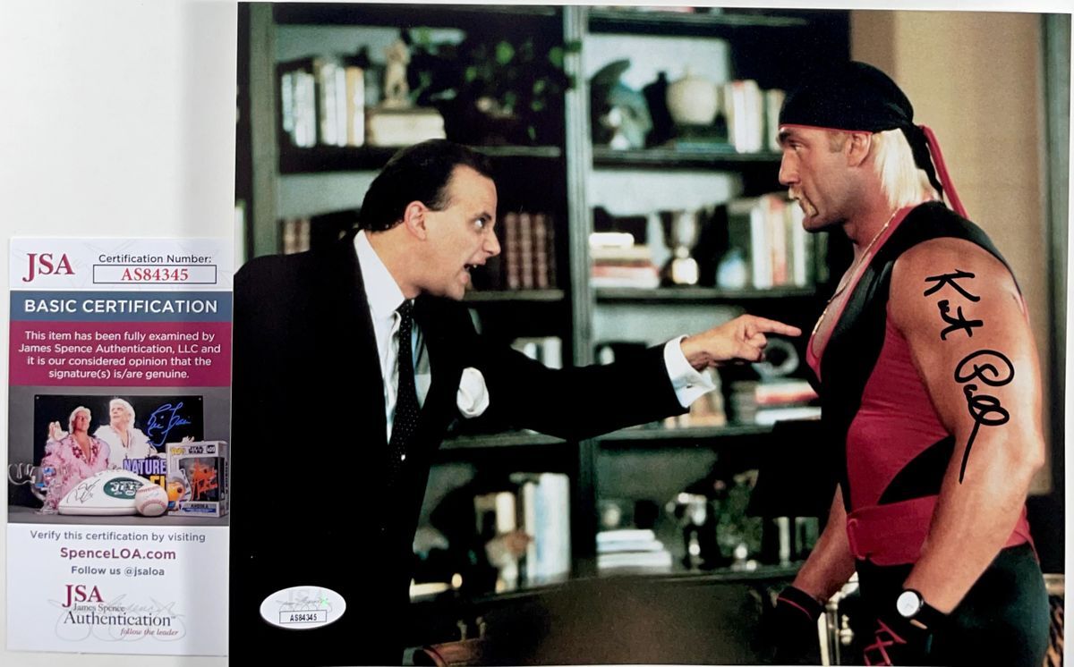 Kurt Fuller Signed No Holds Barred 8x10 Photo C Autograph Wrestling JSA COA