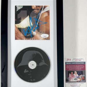 LL Cool J Signed 10 CD Booklet Framed Matted Display Autograph Rap JSA COA
