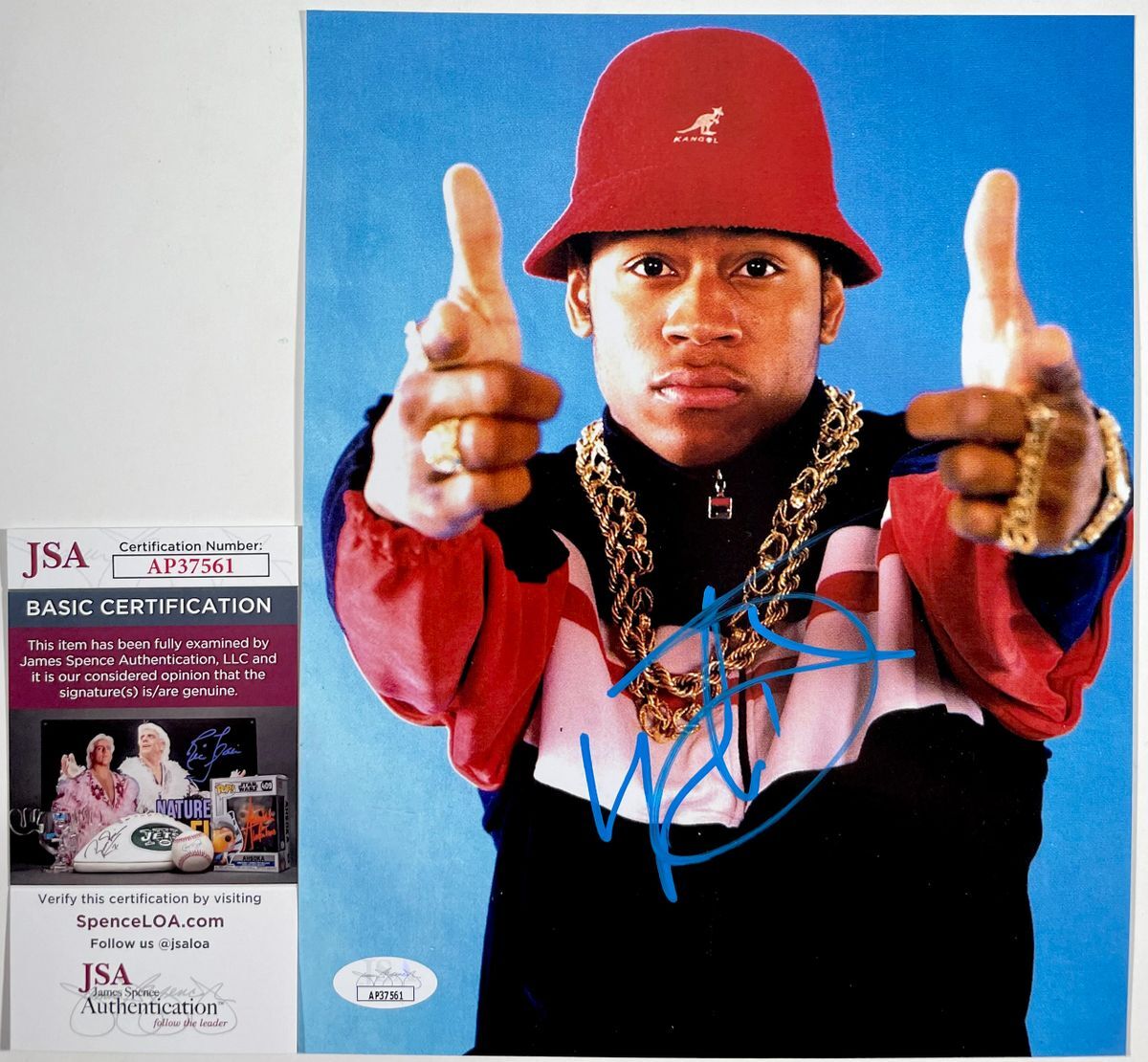 LL Cool J Signed 8x10 Photo A Autograph Hip Hop Rap Artist JSA COA