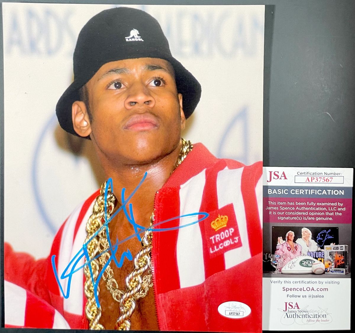 LL Cool J Signed 8x10 Photo E Autograph Hip Hop Rap Artist JSA COA