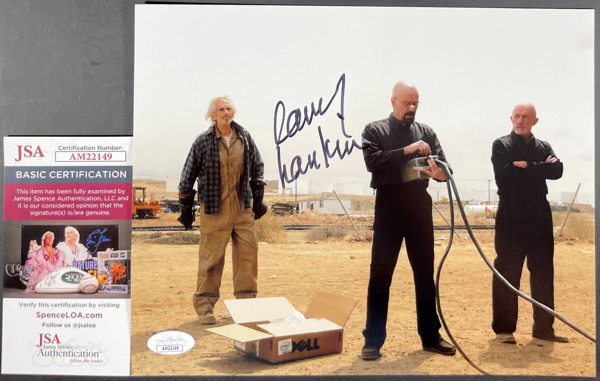 Larry Hankin Signed Breaking Bad Old Joe 8x10 Photo D Autograph JSA COA