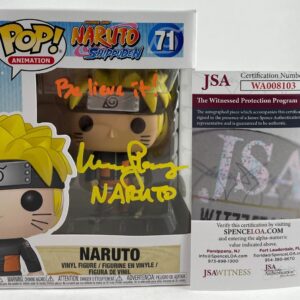 Maile Flanagan Signed Naruto Shippuden Funko POP #71 F Autograph JSA COA